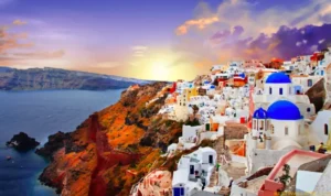 Santorini &#8211; Thiên đường màu trắng và xanh của Hy Lạp